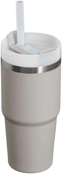 STANLEY Quencher H2.0 Flow State Tumbler, 14 oz, Ash | Handle and Straw | 3-Position Lid | Cup Holder Compatible for Travel | Insulated Stainless Steel Cup | BPA-Free - Image 2