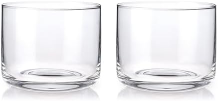 Viski Raye Crystal Negroni Glasses, Lowball Cocktail Glasses Premium Crystal Glassware, 8oz Tumbler Glasses Set of 2 - Image 12