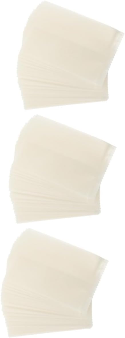 ABOOFAN 300pcs Baking Wrapping Pouches Three-sided Sealed Pastry Storage Bags for Cookies Bread and Snacks Recyclable Paper Bags for Arts and Crafts by ABOOFAN