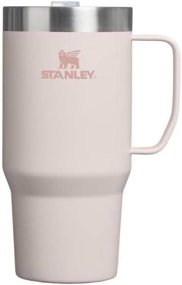 STANLEY The Everyday Suburban Mug | 24 oz | Drink Through Lid | Cup for Coffee, Tea and Drinks | Insulated Stainless Steel Coffee Mug | BPA-Free | Rose Quartz by Unknown