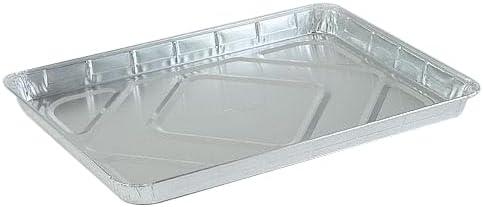 Aluminum Pans Half Size Cookie Sheets Baking Pans- 17.75 x 12.75 inches - Disposable Durable Non Stick Baking Sheets, Great for Baking, Cookies, Cakes, Pastries, Biscuits, Pizza and more (20) - Image 2