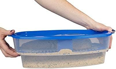 COOK'S CHOICE XL Original Better Breader Bowl 16" Mess-Free Breading Tray | Shake & Coat Batter Bowl w Lid for Chicken, Fish, & Vegetables, Great for Fish Fry, Tenders, Wings-Easy Cleanup & Made in USA - Image 7