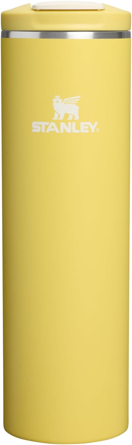STANLEY Transit FlipTop Mug | Leakproof Coffee Travel Cup | Vacuum Insulated Stainless Steel | Stays Hot or Cold for Hours | BPA-Free | 20 oz | Daffodil by Unknown