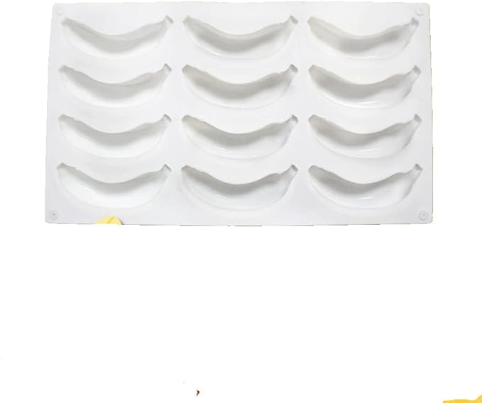 Silicone Mold Baking Pan Non-Stick Baking Pastry Chocolate Cake Dessert DIY Decoration Tools (Banana R_11.8x6.8x0.08 inch)