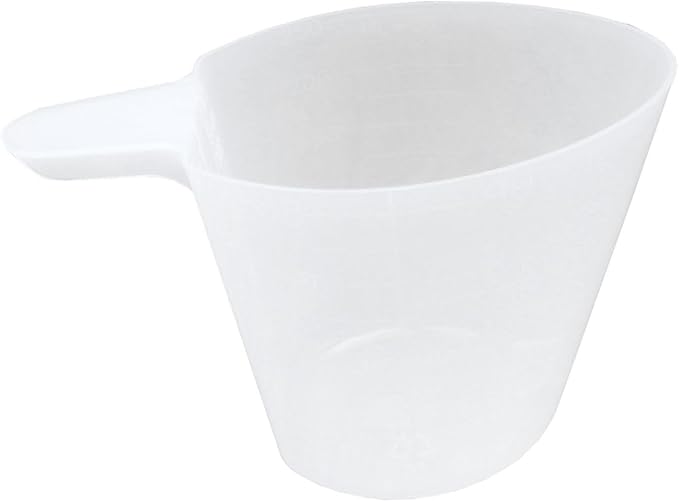 Worry-Free 1 Cup Measuring Cup - USA Made Plastic Measuring Cup, BPA Free. Clear, with Markings for Cups, ml, Ounces. Use for Dry, Liquid or as a Dog Food Scoop