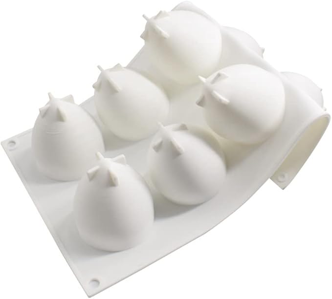 Silicone Mold Baking Pan Non-Stick Baking Pastry Chocolate Cake Dessert DIY Decoration Tools (Strawberry N_11.8x6.8x0.26 inch)