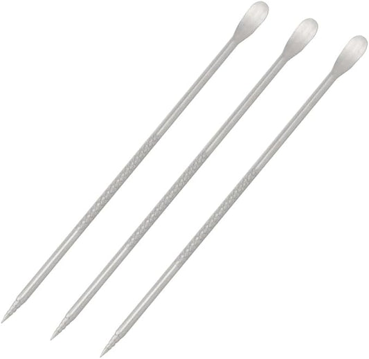 JianLing 3PCS Stainless Steel Coffee Art Pen Latte Art Needle 135mm Silver Coffee Art Tools