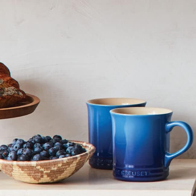 Le Creuset Stoneware Vancouver Mug, Set of 4, 14 oz. each, Marseille - Image 5