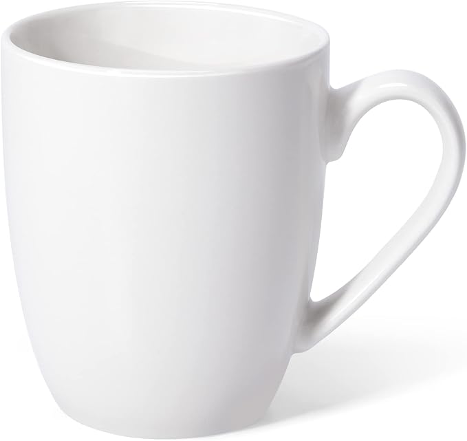 Urbanstrive 16 oz Large Coffee Mug with Handle Tea Cup Novelty Coffee Cup Idea Gift for Men Women Office Work, White (White) by Urbanstrive