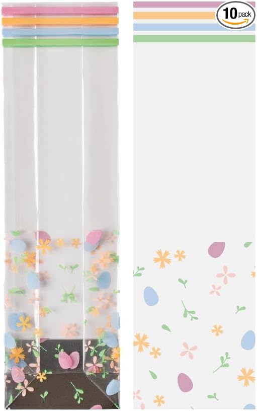 Decora 0855051 Pack of 10 Bags Flowers and Eggs 80 + 50 x 280 mm by DECORA