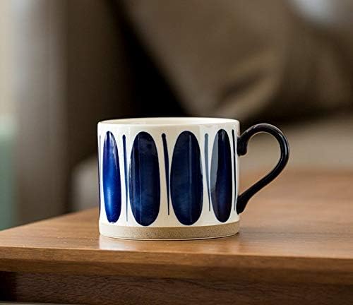 Koja Colorful Hand Painted Ceramic Mugs, 16 oz, Set of 4, Dishwasher Safe | Also microwave safe. Colorful hand painted set makes a great gift for coffee or tea lovers. - Image 6