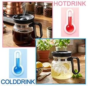 Coffee Pot Mug, 16 oz Glass Novelty Coffee Mug with Lid - Image 6