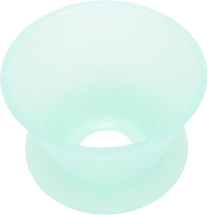 Pour Over Dripper, Flat Bottom Coffee Filter with Food Grade PP Construction, Reusable Brewing Cup for Home, Cafe & Office Use (Light Green)