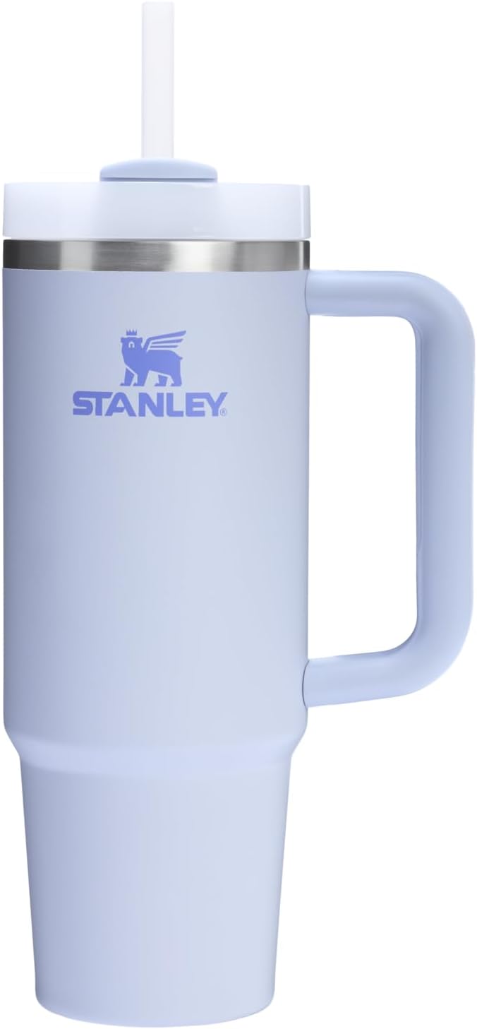 STANLEY Quencher H2.0 Flow State Tumbler, 30 oz, Dew Drop | Handle and Straw | 3-Position Lid | Cup Holder Compatible for Travel | Insulated Stainless Steel Cup | BPA-Free by Unknown