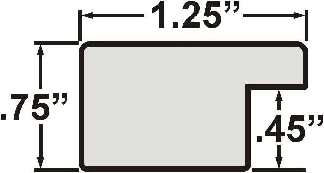Craig Frames Bauhaus 125, 24x30 Picture Frame, Mystic Satin Black - Image 2