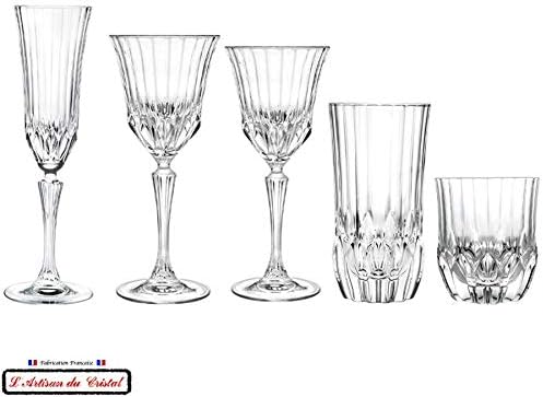 KLEIN 54120 BACCARAT FRANCE 6 Long Drink Aperitif/Cocktail Crystal Glasses - Service Concorde Prestige 40 cl (13,5 fl oz) - Klein House - Company : Artisan du Cristal - Gift Set - Stamp - Image 5