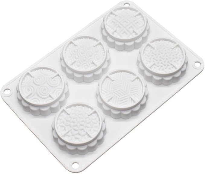 Silicone Mold for Cake DIY Baking Chocolate Eco-Friendly Cake Mold Candy Chocolate Cake Mould Baking DIY Kitchen Accessiories (Mooncake M_8.52 X5.8 X0.84 inch) - Image 7