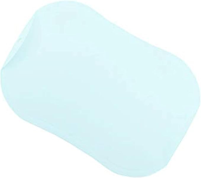 doblé Non-Scratch Flexible Cutting Board for Chopping, Scratch Free Juice Grooves with Easy Grip Handle, Non-Slip Dishwasher Safe for Kitchen (Large (15.6" x 10.7"), Sky blue) - Image 2