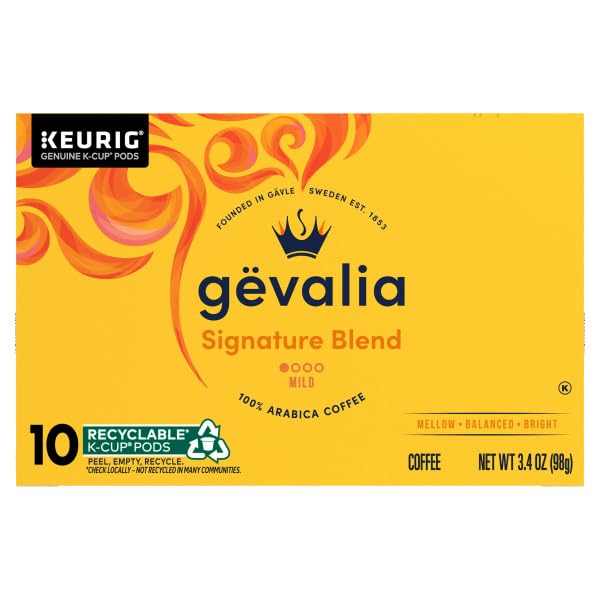 Gevalia Signature Blend Mild Roast K-Cup® Coffee Pods, 10 CT (Pack of 3)