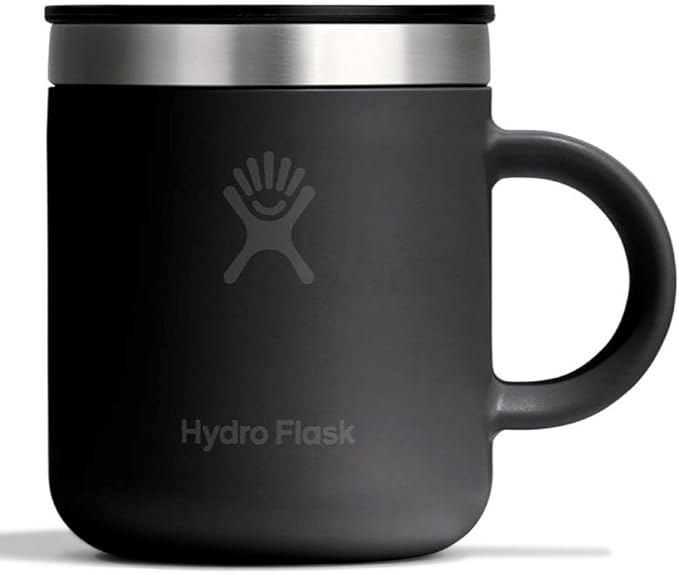 Hydro Flask Coffee Mug – Insulated Stainless Steel, Non Spill, Leak Resistant Travel Mug 6 Oz Tonal Black by Unknown