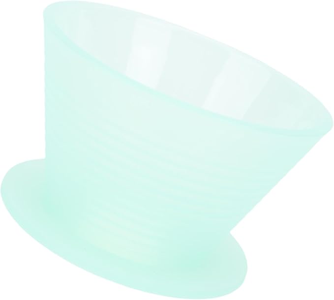 Pour Over Dripper, Flat Bottom Coffee Filter with Food Grade PP Construction, Reusable Brewing Cup for Home, Cafe & Office Use (Light Green)