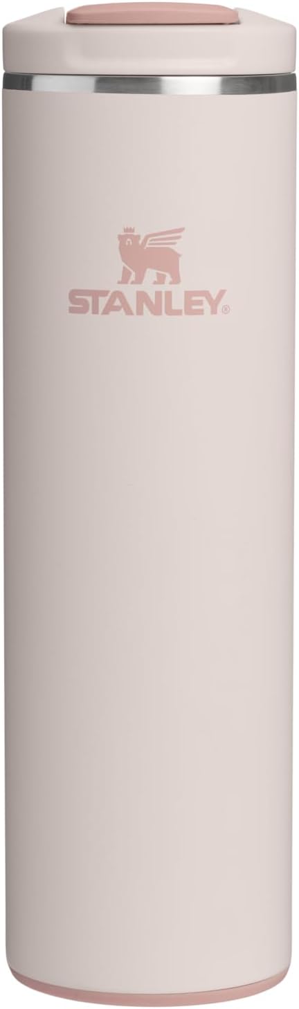 STANLEY Transit FlipTop Mug | Leakproof Coffee Travel Cup | Vacuum Insulated Stainless Steel | Stays Hot or Cold for Hours | BPA-Free | 16 oz | Rose Quartz by Unknown