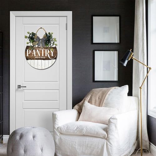 FemiaD Pantry Sign Pantry Wood Wall Decor for Home Kitchen Restaurant Coffee Shop Store Modern Farmhouse Wall Decor for Housewarming Gift 12inch - Image 2