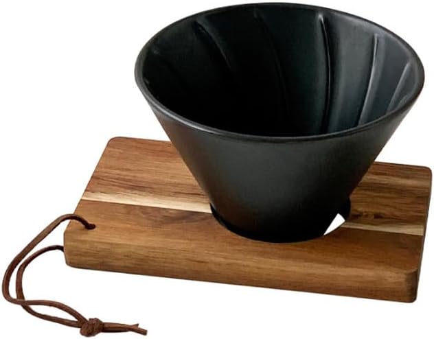 Pour Over Coffee Filter Ceramic Pour Over Coffee Dripper Coffee Maker Reusable Coffee Filter for Travel and Home Use