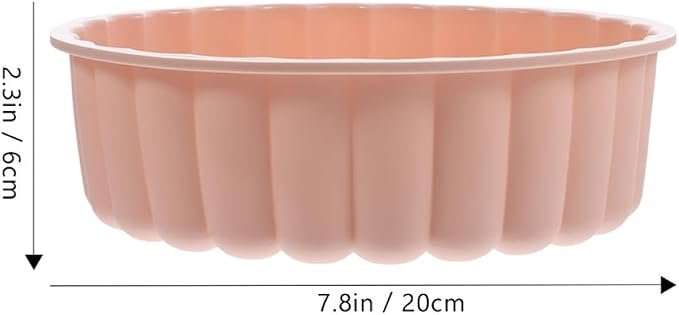 Garneck 2pcs Food-grade Silicone Round Cake Mold Blue Non-stick Baking Molds for Tart and Desserts High-temperature Resistant Bakeware - Image 9