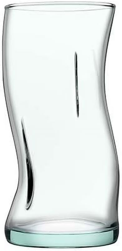 (2 pack) Clear Green Glassware, 14.9 oz - Image 2