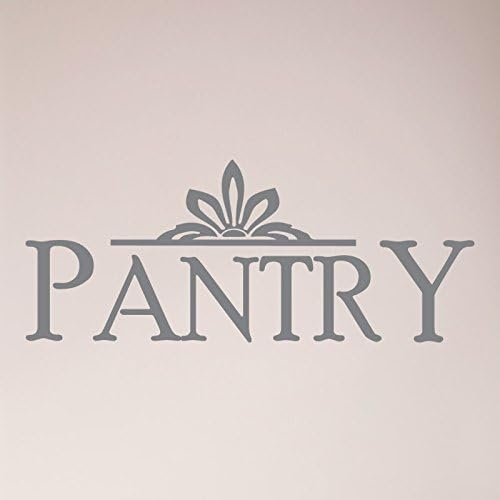 22"x12" Pantry Sign Embellishment Sign Kitchen Door Food Wall Decal Sticker Art Mural Home Décor by WallPressions