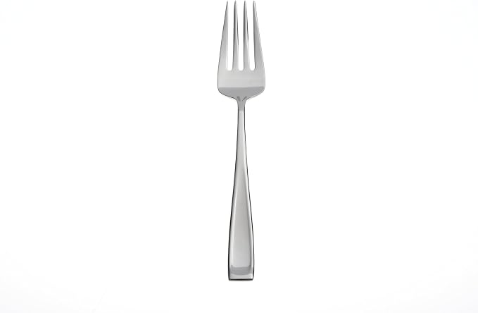 Oneida Moda 2-Piece Silverware Serving Forks, Flatware | silver, dishwasher safe | heavy duty, cutlery set for kitchen and dining, serving utensil set, wedding silverware - Image 2