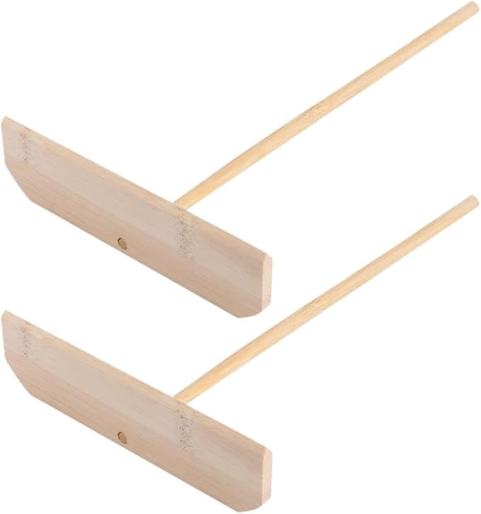 Crepe Spreader Tool in Daily Family Breakfast Preparation 2pcs T-shaped Pancake Turner for Easy Operation and Versatile Use, for Cooking Pancakes and Omelettes by Unknown