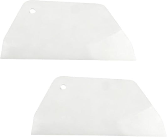 2PCS Dough Scraper, Nonslip Flexible Pastry Scraper Dough Cutter for Baking Bread Cake Pizza Fondant by Cyrank