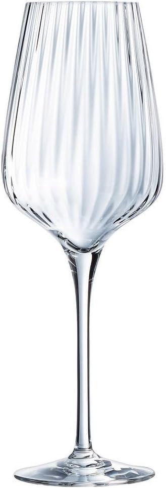 Chef & Sommelier Symétrie Wine Glasses 45 cl Set of 6 | Sturdy clear glass, glass cups with foot, dishwasher safe, made in France - Image 2