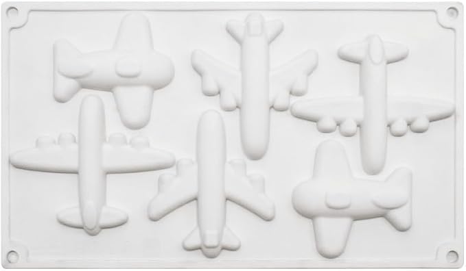 Silicone Mold for Cake DIY Baking Chocolate Eco-Friendly Cake Mold Candy Chocolate Cake Mould Baking DIY Kitchen Accessiories (Aircraft P_11.88 X6.96 X0.52 inch) - Image 3