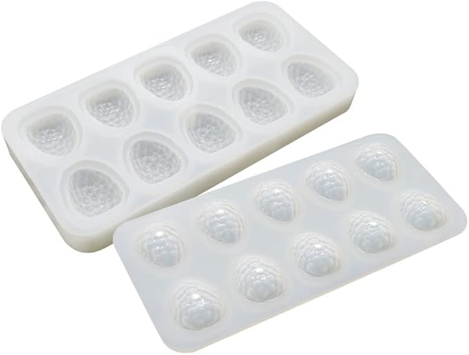 Silicone Mold Baking Pan Non-Stick Baking Pastry Chocolate Cake Dessert DIY Decoration Tools (Raspberry Z_7.8x4x0.14 inch)