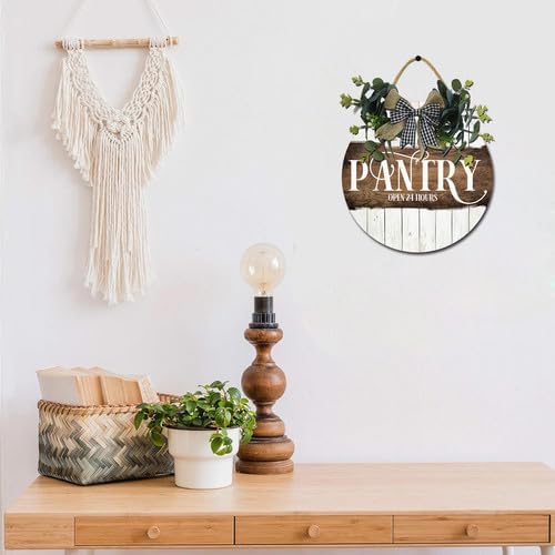 FemiaD Pantry Sign Pantry Wood Wall Decor for Home Kitchen Restaurant Coffee Shop Store Modern Farmhouse Wall Decor for Housewarming Gift 11inch - Image 4