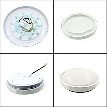 8-Inch LED Ceiling Lights, Flush Mount Lighting Round,5000K Natrual White,12W 880LM 80W Incandescent Equivalent(AC85V-265V),Closet Light,Ceiling Lighting for Kitchen Bathroom Dining Room - Image 7