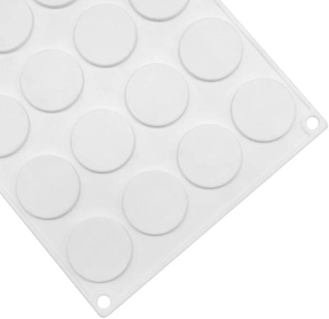Silicone Chocolate mold,cookies mold,15 Hole Round Shape Fondant Cake Tools, Cake Decorating (Round G_11.84 X6.84 X0.32 inch) - Image 4