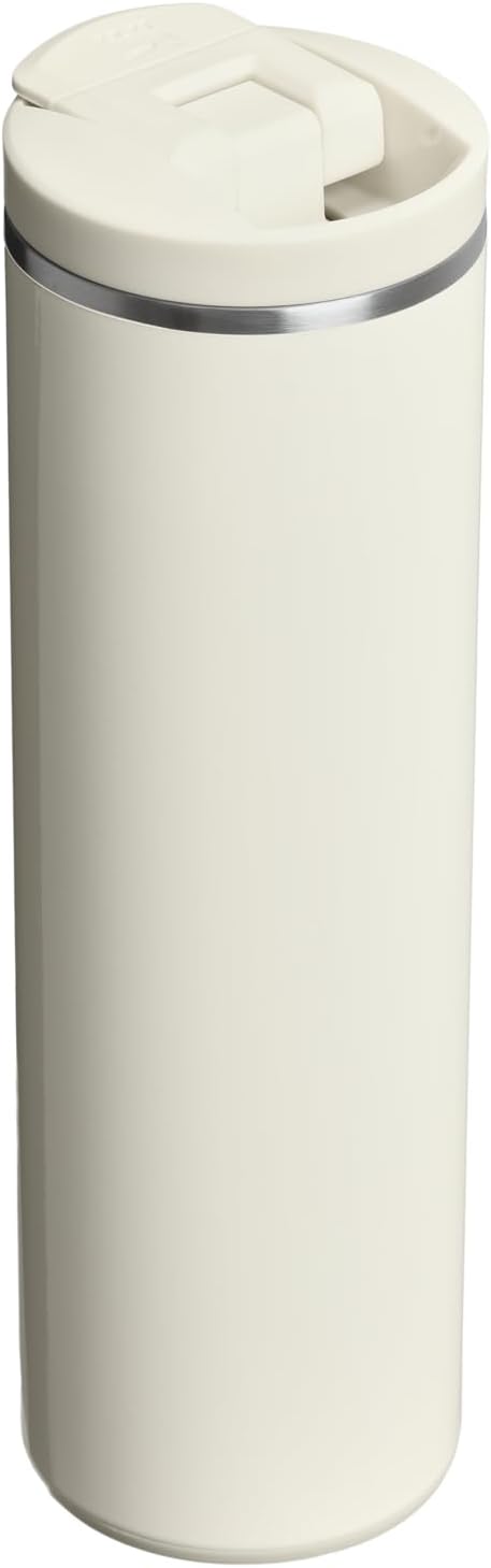STANLEY Transit FlipTop Mug | Leakproof Coffee Travel Cup | Vacuum Insulated Stainless Steel | Stays Hot or Cold for Hours | BPA-Free | 16 oz | Cream Gloss - Image 3