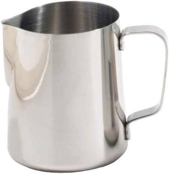 Rattleware 20 oz Macchiato Milk Frothing Pitcher – Stainless Steel Frother Cup with Drip Resistant Spout - Latte Art Pitcher for Cappuccino Espresso Barista, Home & Commercial Use