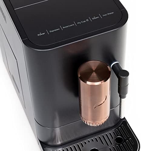 Café Affetto Automatic Espresso Machine + Milk Frother | Built-In & Adjustable Espresso Bean Grinder | One-Touch Brew in 90 Seconds | Matte Black, 1.2 Liter, (C7CEBBS3RD3) - Image 2