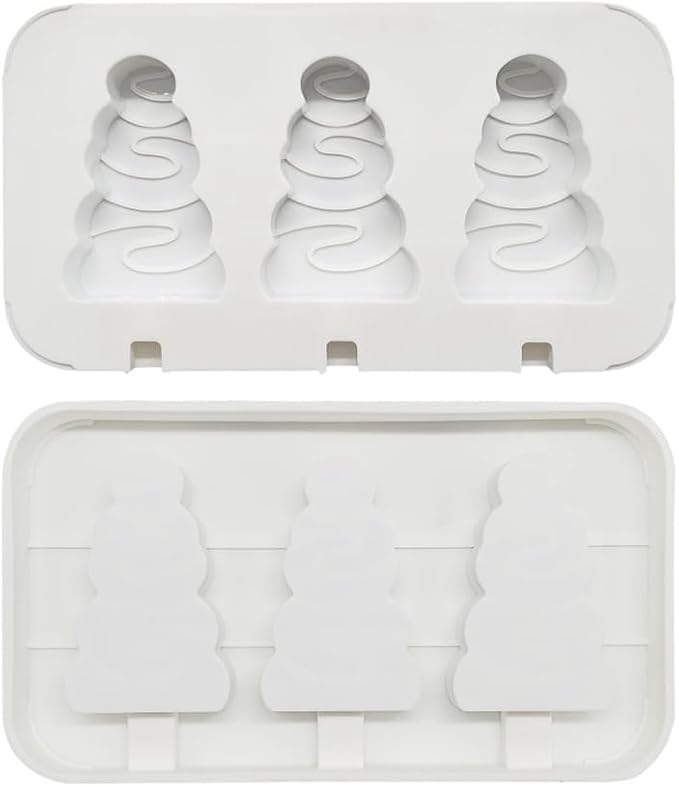 Silicone Mold for Cake DIY Baking Chocolate Eco-Friendly Cake Mold Candy Chocolate Cake Mould Baking DIY Kitchen Accessiories (Christmas Tree L_7.76 X4.28 X0.8 inch) - Image 6