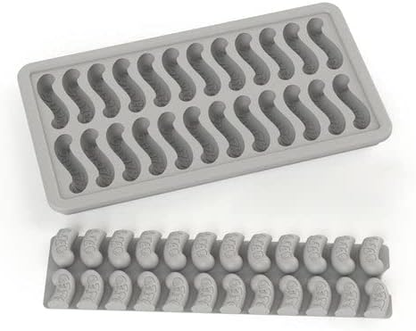 LĒVO Gummy Worm Silicone Candy Molds - Set of 2 Candy Mold Trays with Dividers & Snap On Lids - Make Your Own Two Tone Gummy Worms - For Your LĒVO Infusion - Made from Non-Stick Food Grade Silicone - Image 2