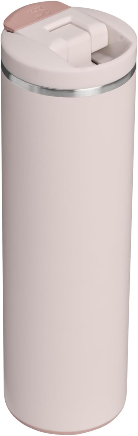 STANLEY Transit FlipTop Mug | Leakproof Coffee Travel Cup | Vacuum Insulated Stainless Steel | Stays Hot or Cold for Hours | BPA-Free | 16 oz | Rose Quartz - Image 3