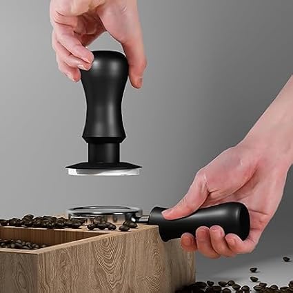 KYONANO 53.3mm Espresso Tamper, 30lb Spring-Loaded Calibrated Coffee Tamper, 304 Stainless Steel, Anodized Aluminum Handle, Barista Tamper Suit for Breville Espresso Machine