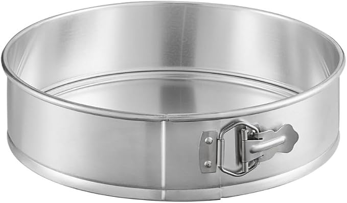 Soro Essentials- 11' x 3'' Deep Aluminum Round Spring Form Pan- Leak Proof Cheesecake Pan Spring Form Pans with Removable Bottom and Quick Release Latch for Baking Cheesecake Cakes by Soro+Essentials