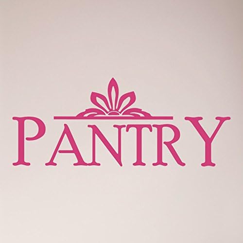 22"x12" Pantry Sign Embellishment Sign Kitchen Door Food Wall Decal Sticker Art Mural Home Décor by WallPressions