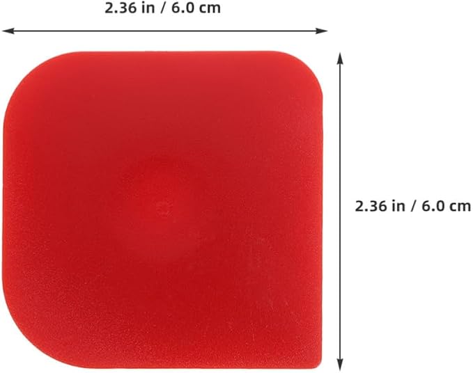 6pcs Plastic Pan Scraper Tool for Cast Iron with Comfortable Grip and Precise Cutting, Non-scratch Kitchen Gadget for Food Preparation, Baking Bread and Cake Cleaning - Image 2